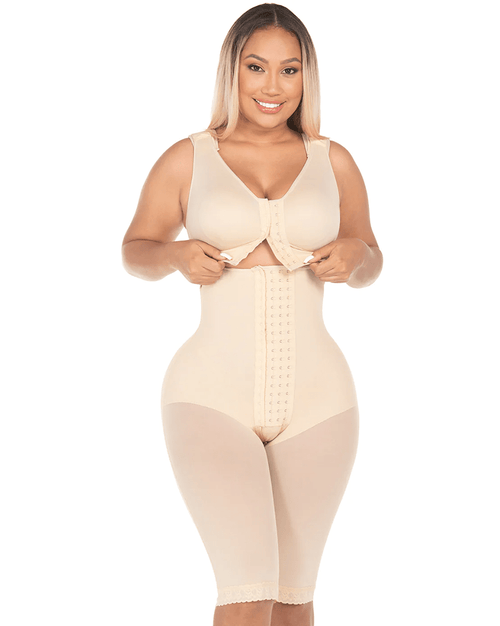 Fajas Post Op High Compression Bodysuit With Bra | ULTRA Hip Capacity