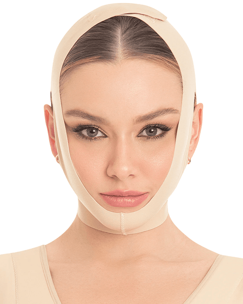 Fajas Post Surgical Chin Compression Strap for Women - Size S