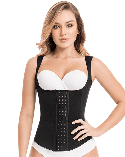 Fajas Tummy Control Shapewear Vest Girdle - Black