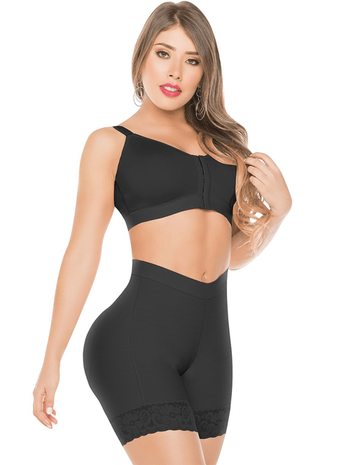 High Waist Colombian Fajas Shorts with High Compression Tail Lift