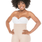 Fajas High Waisted Compression Shaper Shorts for Women - Beige