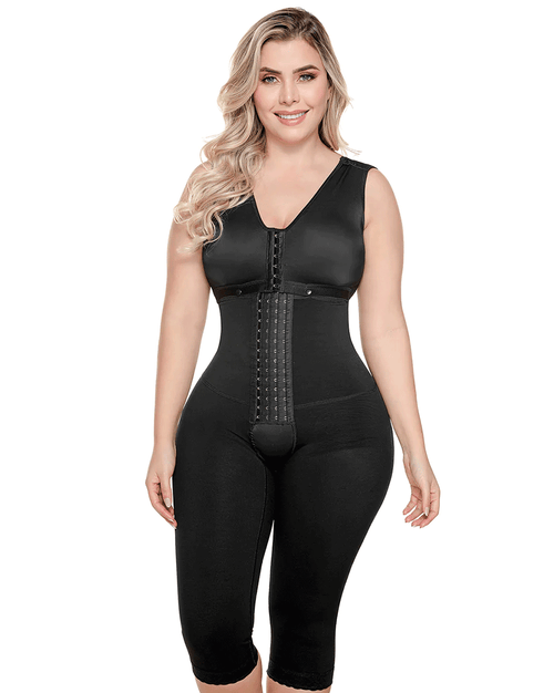 Colombian Fajas Full Body Shaper For Post-Op With Built-In Bra
