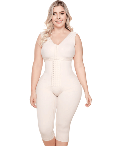 Fajas Colombian Full Body Shaper for Post-Op with Built-in Bra