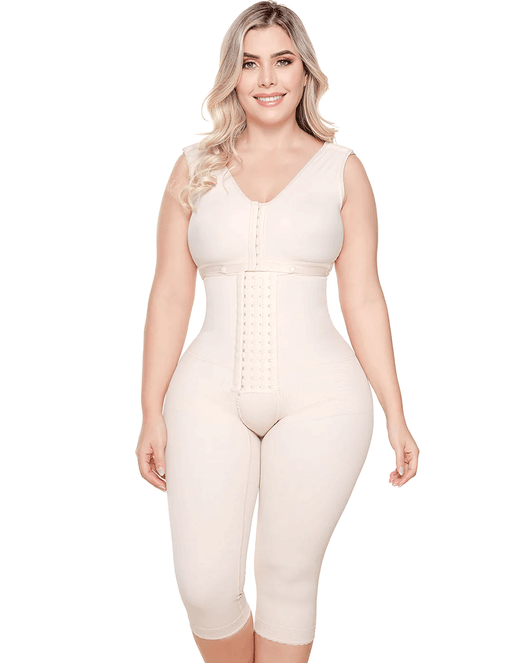 Fajas Colombian Full Body Shaper for Post-Op with Built-in Bra