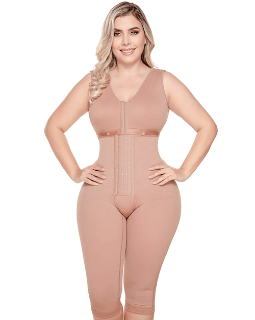 Colombian Fajas Full Body Shaper For Post-Op With Built-In Bra