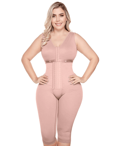Fajas Colombian Full Body Shaper for Post-Op with Built-in Bra