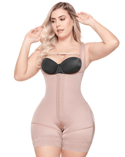 Colombian Fajas Open Bust Bodysuit Medium Compression Post-Op Shaper