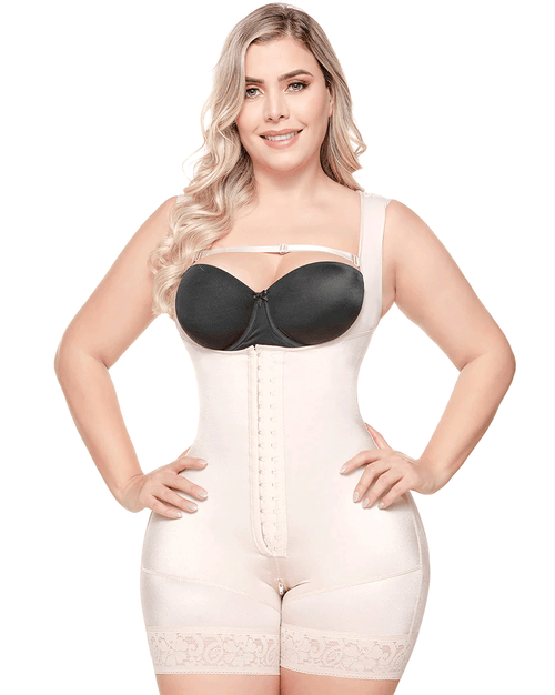 Colombian Fajas Open Bust Bodysuit Medium Compression Post-Op Shaper