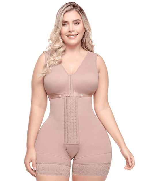 Fajas Dress Nightout Bodysuit With Built-In Bra And Medium Compression