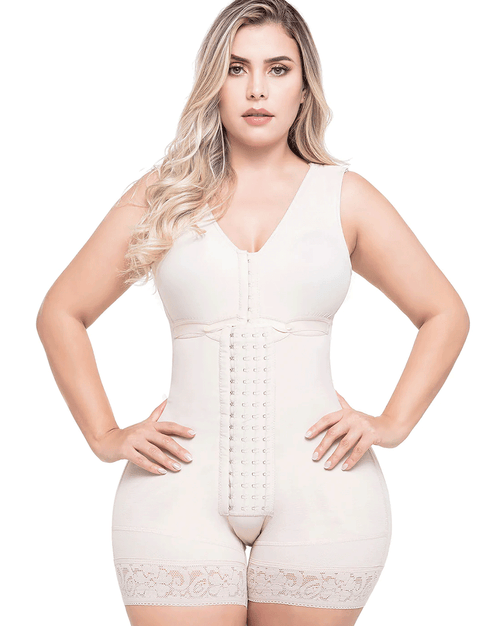 Fajas Dress Nightout Bodysuit With Built-In Bra And Medium Compression
