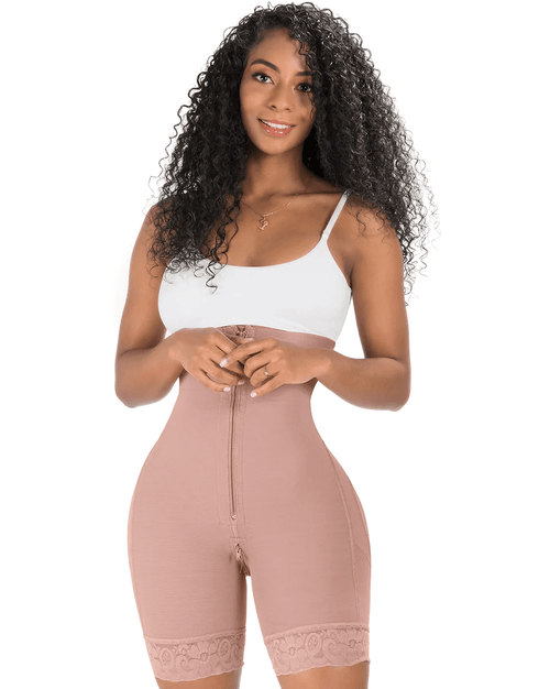 High-Waisted Butt Lifter Shapewear Shorts for Daily Tummy Control