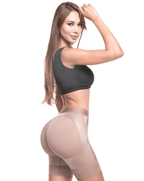 Colombian Fajas High Waisted Shaper Shorts with Medium Compression