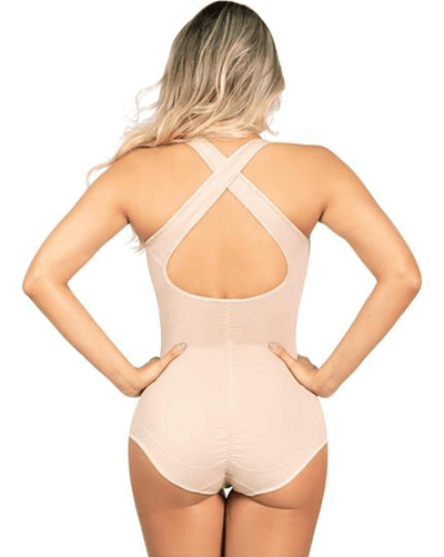 Fajas Criss Cross Back Compression Body Shaper