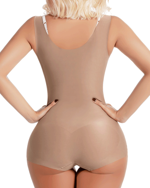 Colombian Fajas Open Bust Daily Tummy Control Bodysuit