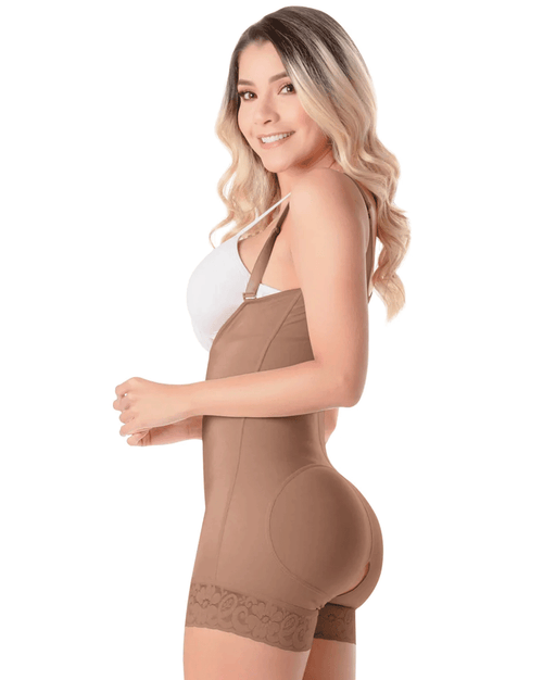 Colombian Fajas Open Bust Medium Compression Tummy Control Shapewear With Butt Lift