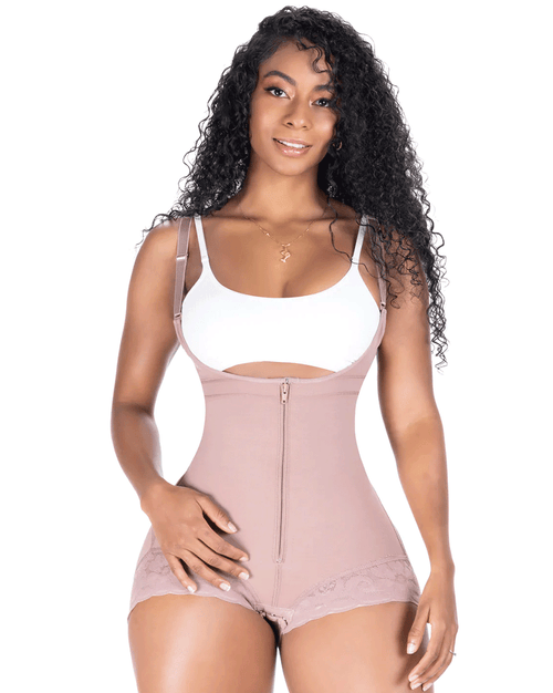 Fajas Post-Op & Postpartum Faja Open Bust Panty Shapewear Bodysuit
