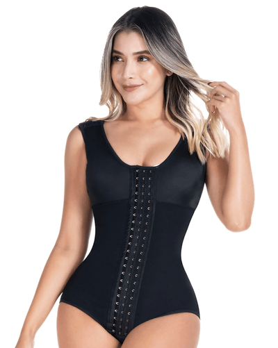 Fajas Postpartum Panty Shapewear Bodysuit with Built-in Bra