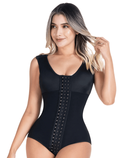 Fajas Postpartum Panty Shapewear Bodysuit with Built-in Bra