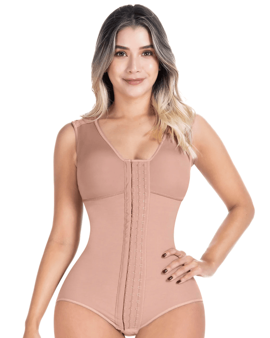 Fajas Postpartum Panty Shapewear Bodysuit with Built-in Bra