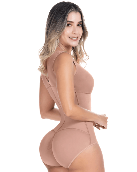Fajas Postpartum Panty Shapewear Bodysuit with Built-in Bra