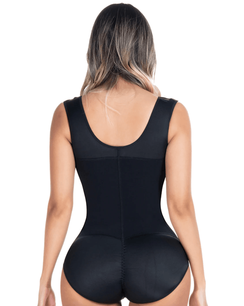 Colombian Fajas Postpartum Shapewear Bodysuit with Built-in Bra