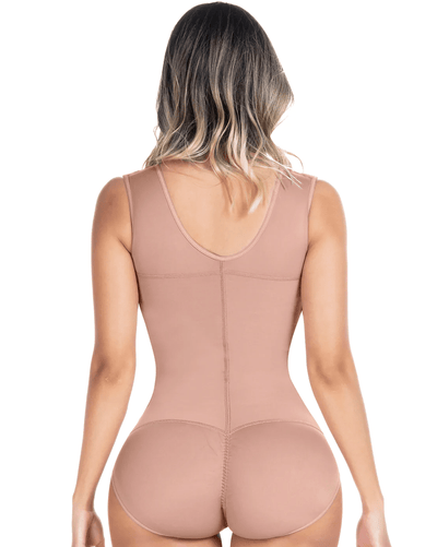 Fajas Postpartum Panty Shapewear Bodysuit with Built-in Bra