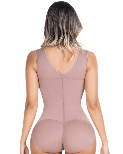 Fajas Postpartum Panty Shapewear Bodysuit with Built-in Bra