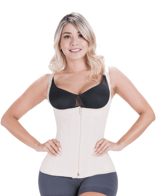 Colombian Fajas Open Bust Vest Girdle Stage 2 Postpartum Shaper
