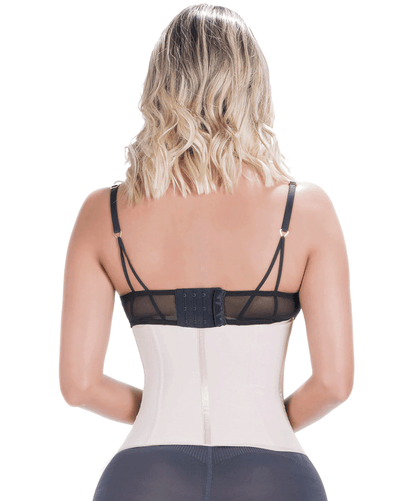 Fajas Tummy Control Waist Cincher Open Bust Girdle Daily Use Garment Powernet