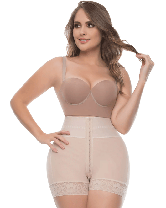 Fajas Butt Lifter Tummy Control High Waisted Mid Thigh Shaper Shorts