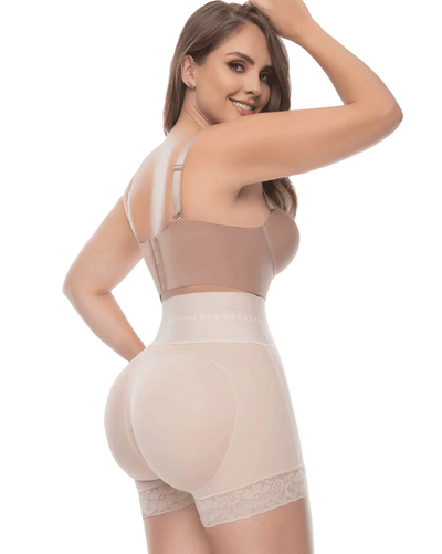 Fajas Butt Lifter Tummy Control High Waisted Mid Thigh Shaper Shorts