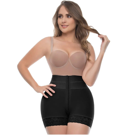 Fajas Butt Lifter Tummy Control High Waisted Mid Thigh Shaper Shorts