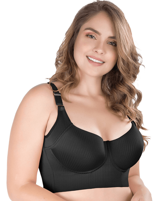 Fajas Extra Firm Control Full Cup Bra with Side Support