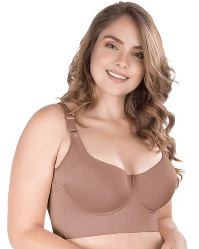 Fajas Extra Firm Control Full Cup Bra with Side Support