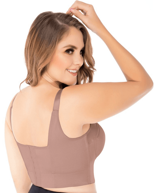 Fajas Extra Firm Control Full Cup Bra with Side Support