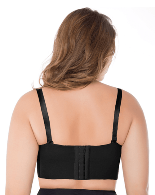 Fajas Firm Control Strapless Bra For Women With Wide Backband And Side Wire