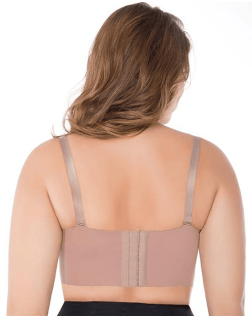 Fajas Firm Control Strapless Bra For Women With Wide Backband And Side Wire