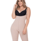 Fajas Open Bust Tummy Control Butt Lifter Knee Length Bodysuit