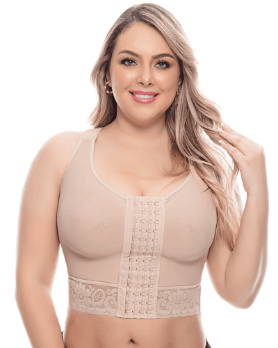 Fajas Post Op High Compression Waist Length Posture Corrector Bra