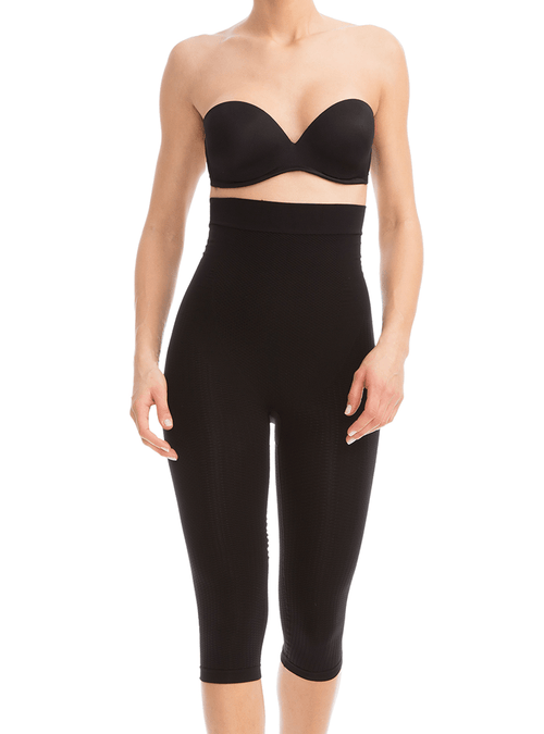 High Waist Capri - Black
