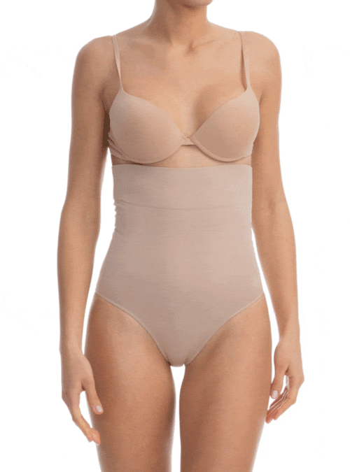 High-Waisted Shaping Control Briefs Panty
