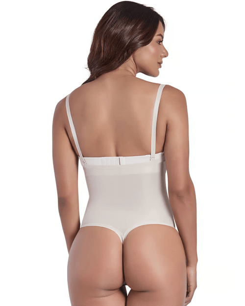 Convertible Strap Thermal Thong Bodysuit