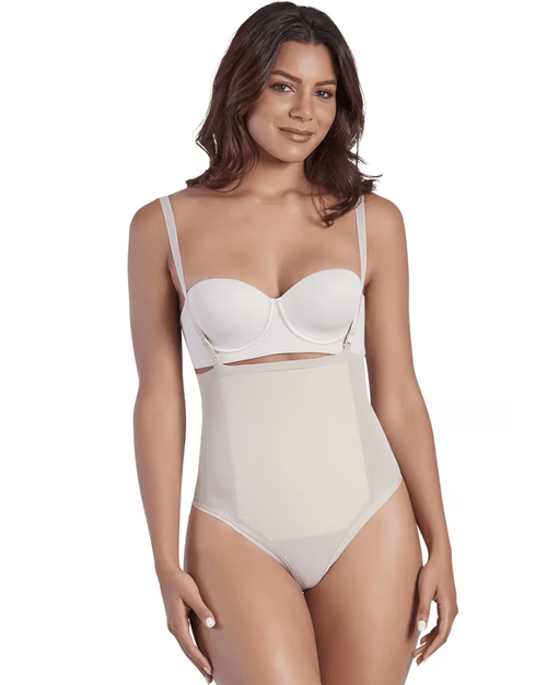 Convertible Strap Thermal Thong Bodysuit