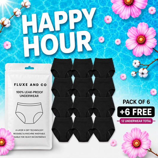 100% Leak-Proof Underwear (Black color)