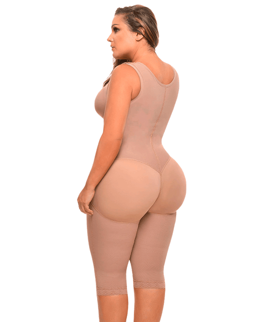 Long Bodyshaper With Brassier And Wide Straps - 3050