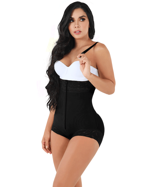Panty Body Shaper Strapless With Zipper 1035 - Removable Straps