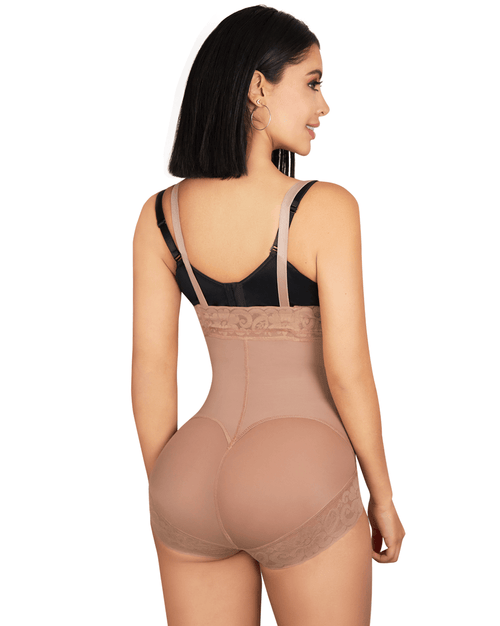 Panty Body Shaper Strapless With Zipper 1035 - Removable Straps