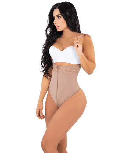 Panty Thong Strapless With Zipper - 1115