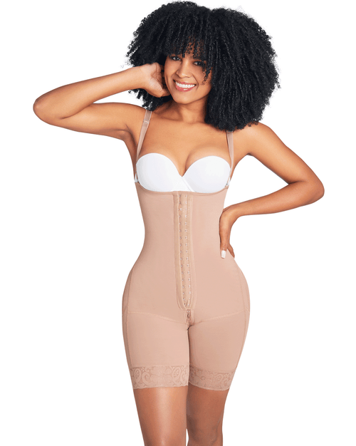 Shorts Bodyshaper Covered Back And Perineal Zipper - 2011