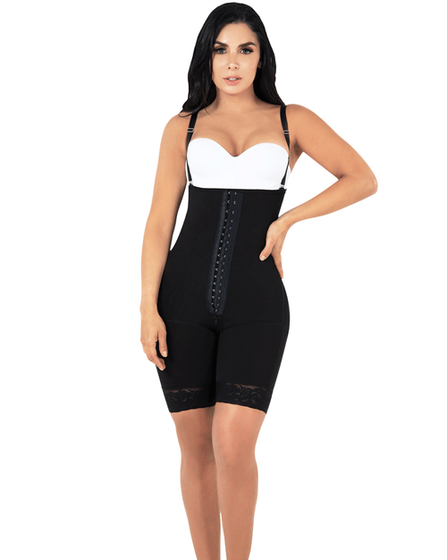 Shorts Bodyshaper Covered Back And Perineal Zipper - 2011